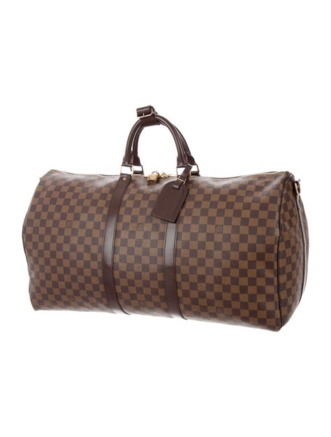 louis vuitton keepall bandouliere 55 damier ebene